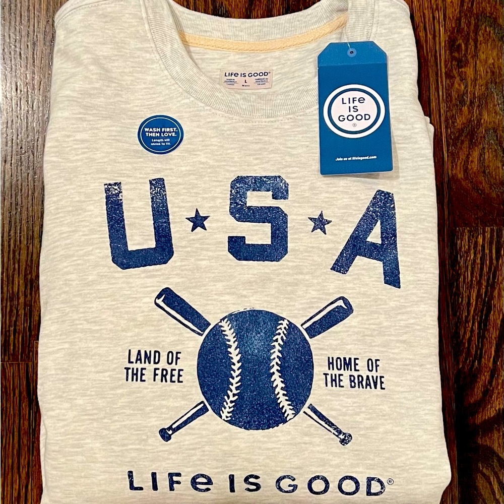 Life Is Good men’s L sweatshirt